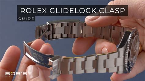 rolex glidelock clasp replacement|how to open rolex clasp.